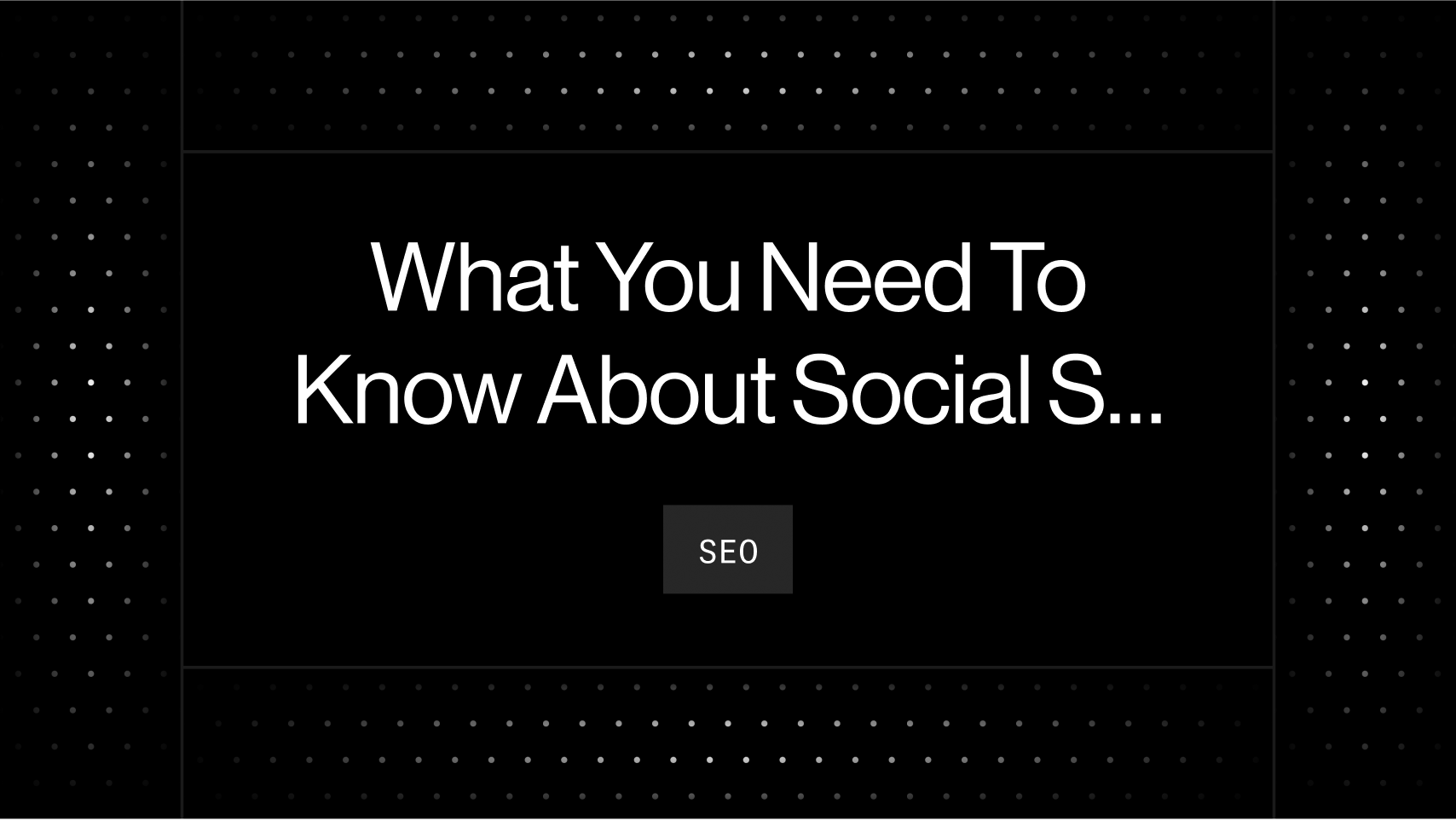 What You Need To Know About Social SEO For SMBs
